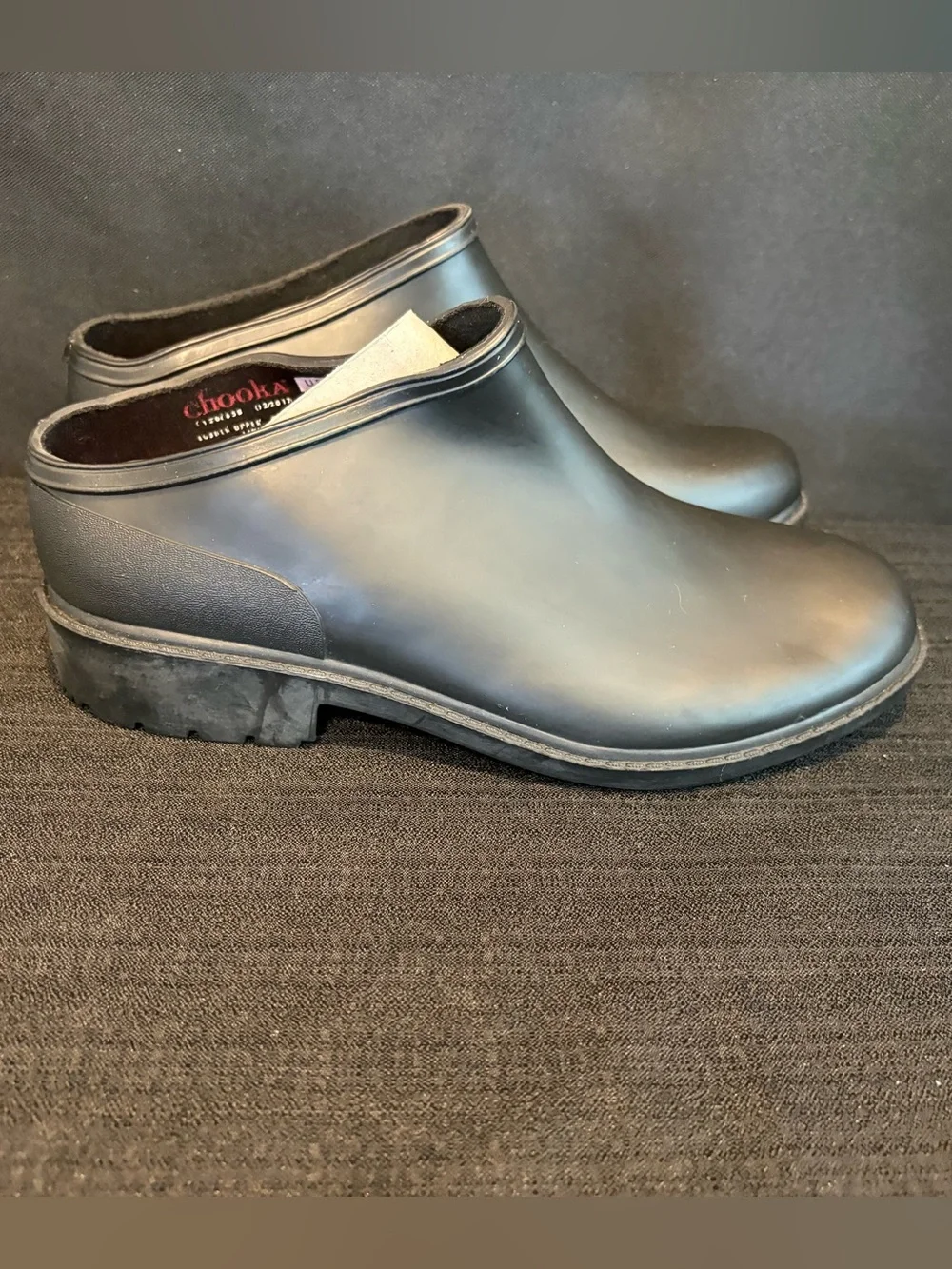“new without tags” Chooka Classic Heel Clog rubber waterproof Women size 5